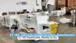Gearbox Ekstruder Sekrup Kembar ZT-NX Siap Dikirim